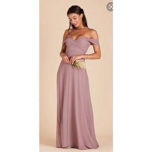 Brody Grey Dark Mauve Bridesmaid Dress
